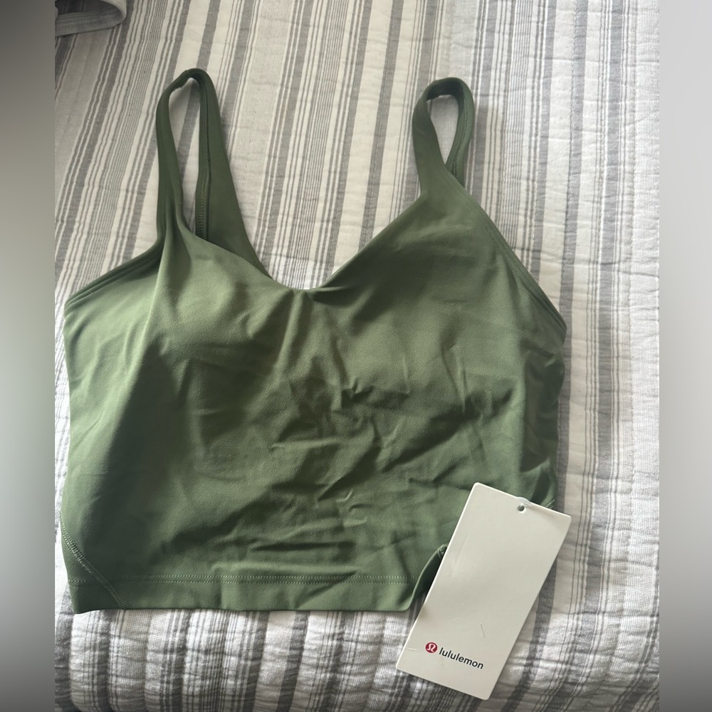 lululemon athletica Green Crop Top